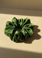 Large Green Tea Scented Verdant Whispers Scrunchie
