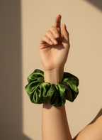 XL Green Tea Scented Verdant Whispers Scrunchie