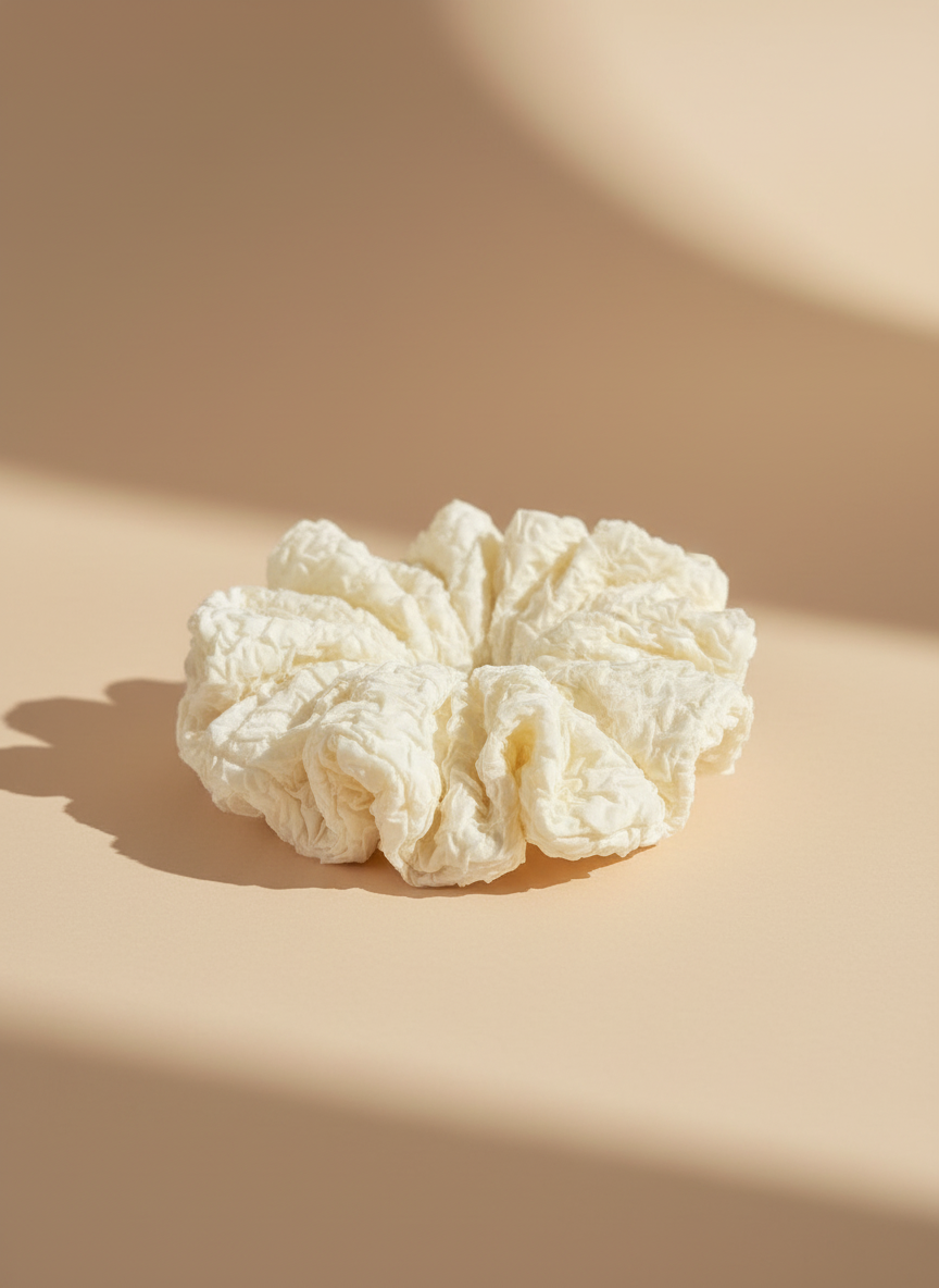 XL Marshmallow Puff Scrunchie