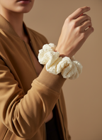 XL Marshmallow Puff Scrunchie