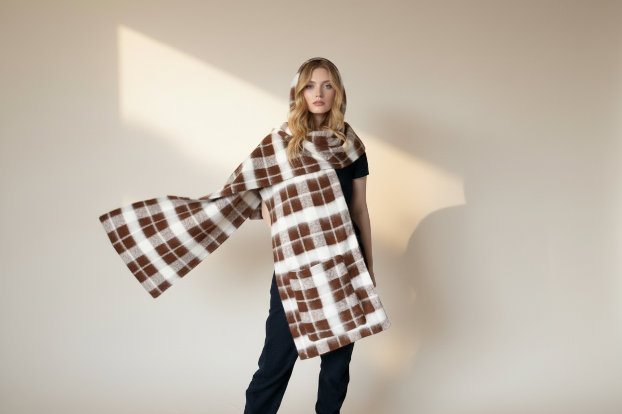 Chestnut Whisper Balaclava Scarf