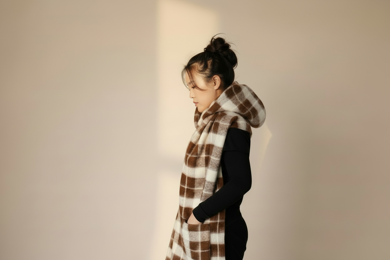 Chestnut Whisper Balaclava Scarf