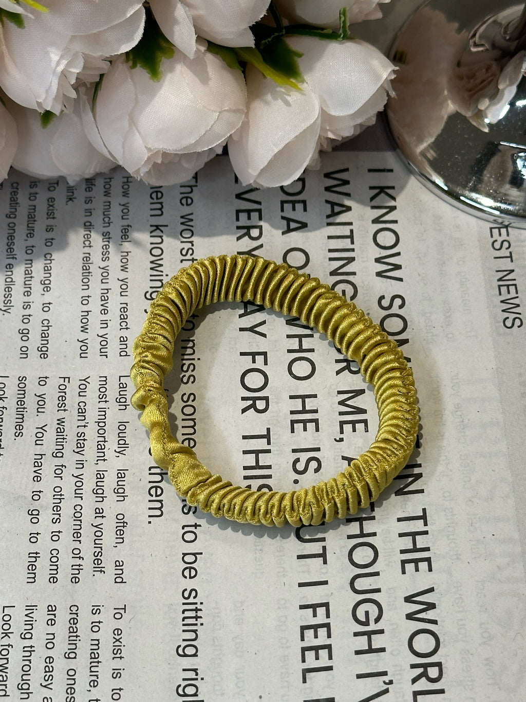 XS Dahlia mulberry Silk Scrunchies