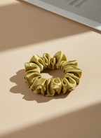 XS Dahlia mulberry Silk Scrunchies