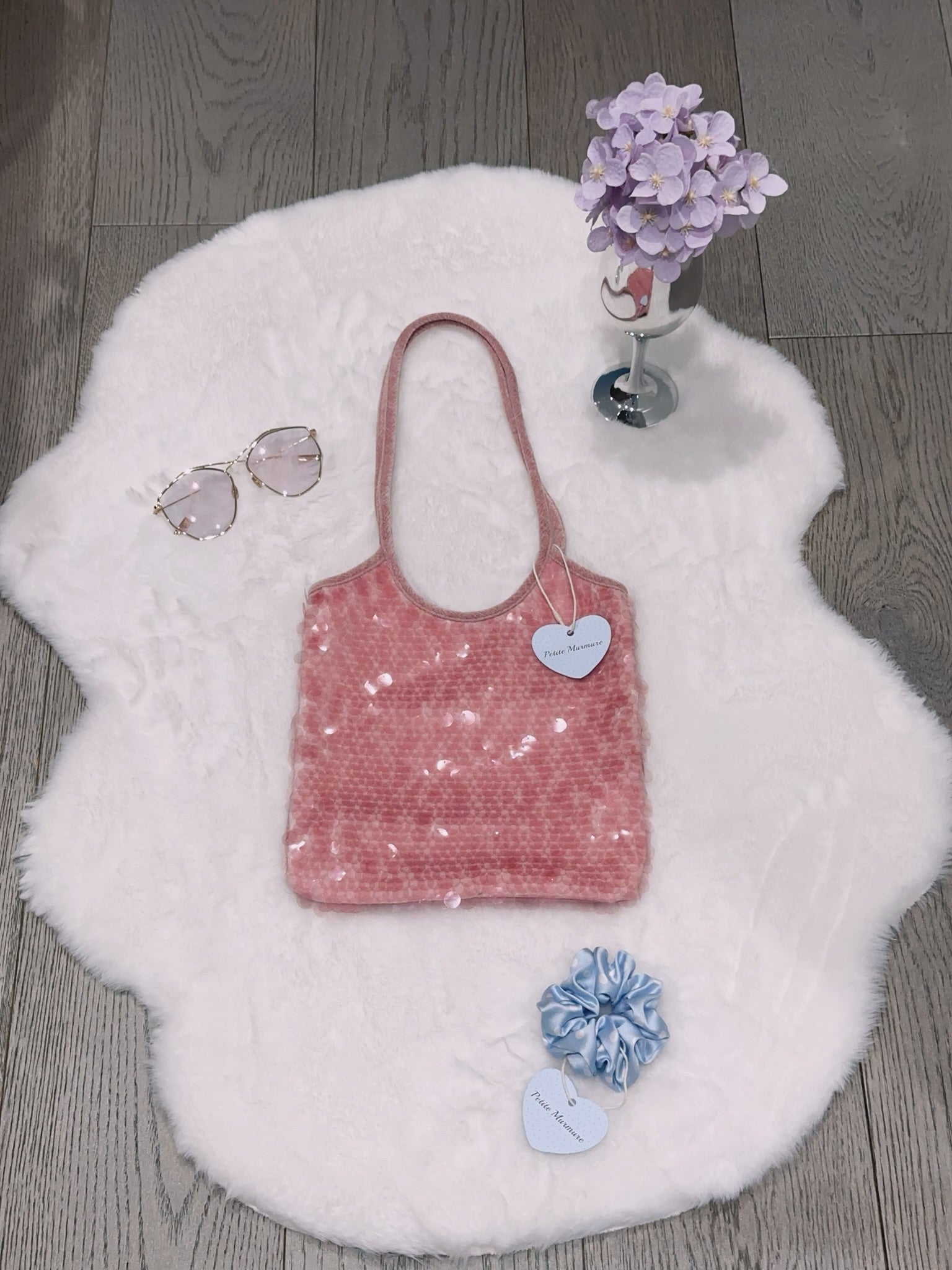 Medium Blush Evelyne Tote