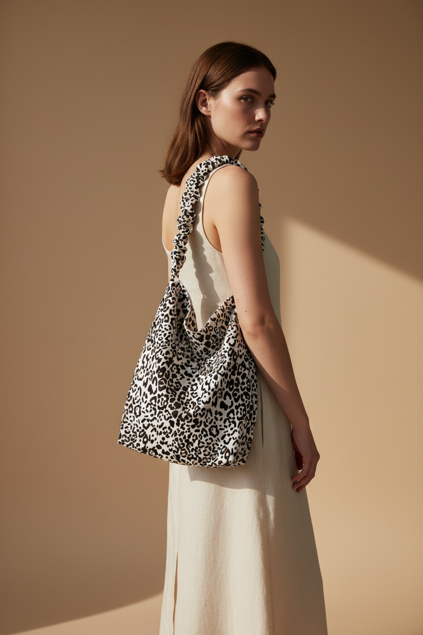 Leopard Scrunchie Tote bag