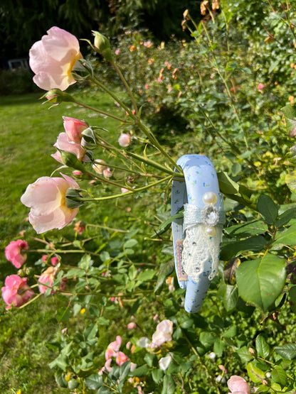 Bandeau en dentelle florale Leslie