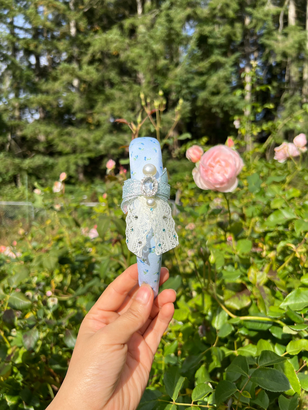 Leslie Floral Lace Hairband