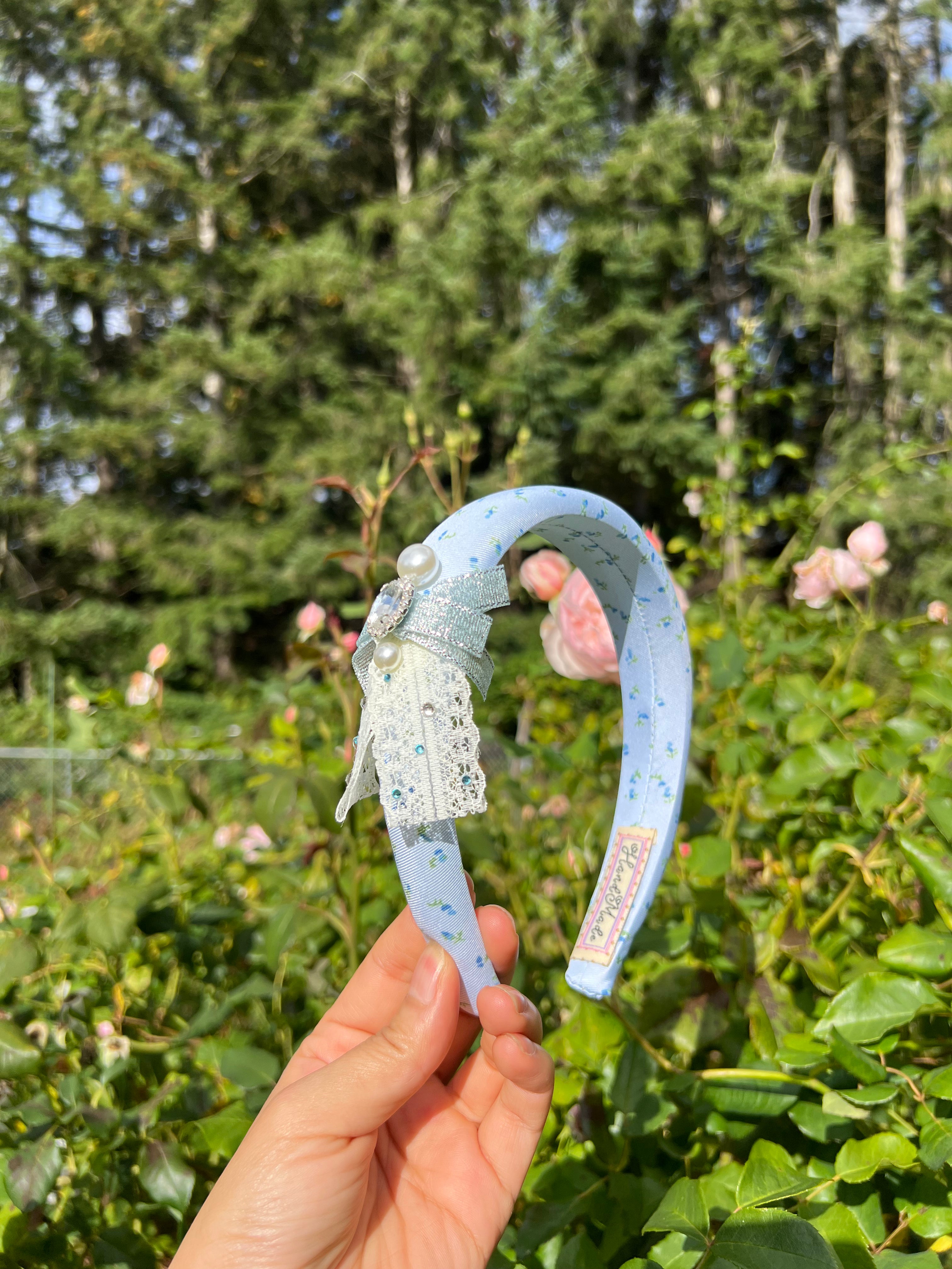 Leslie Floral Lace Hairband