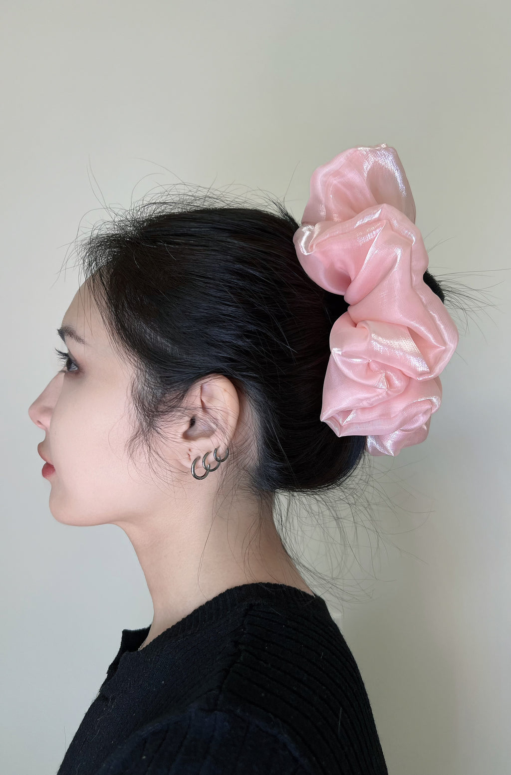 XL Pink Cotton Candy Scrunchies