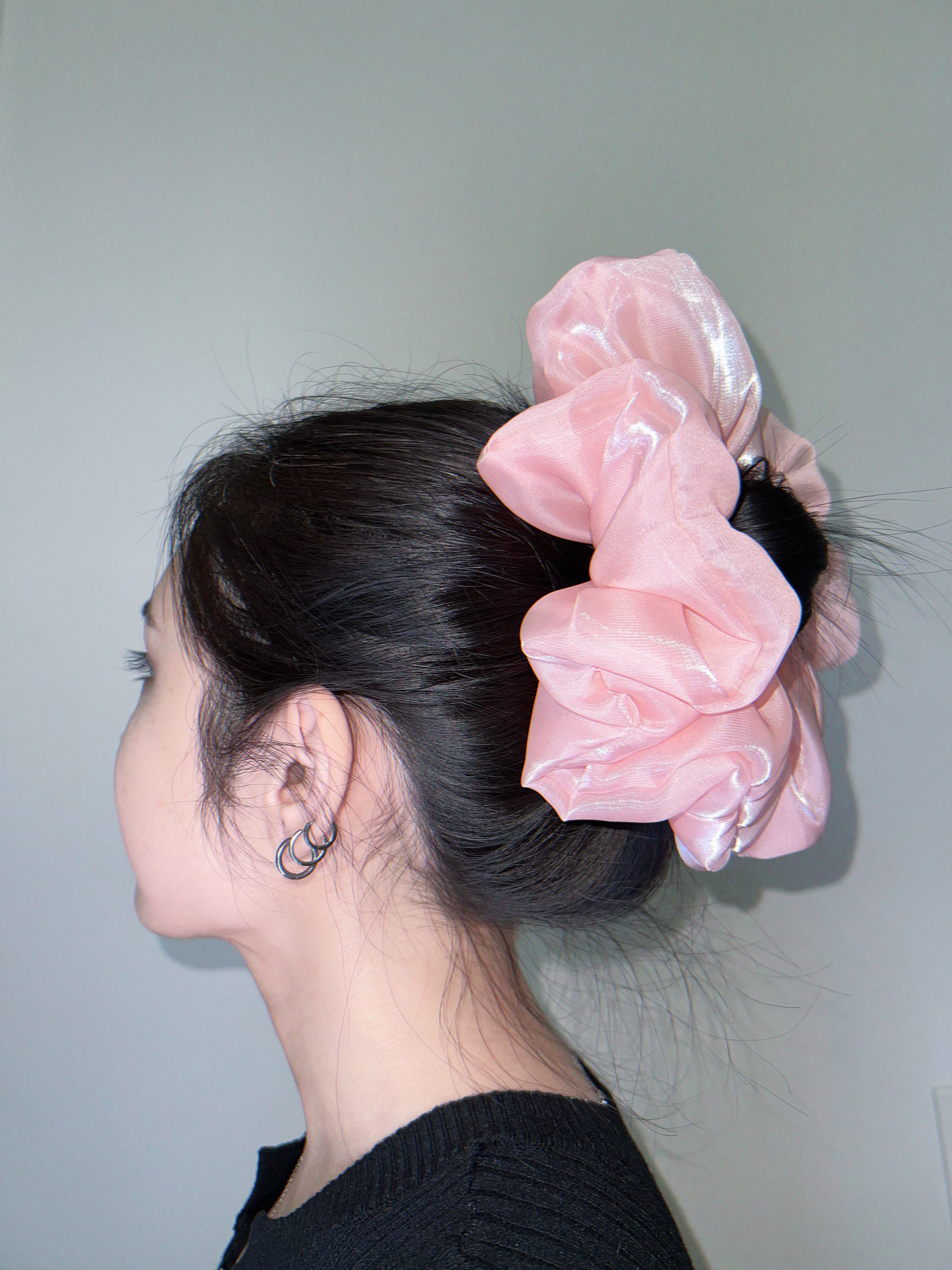 XL Pink Cotton Candy Scrunchies