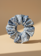 Jumbo Japanese Denim Prints Scrunchie