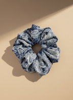 Medium Japanese Denim Prints Scrunchie