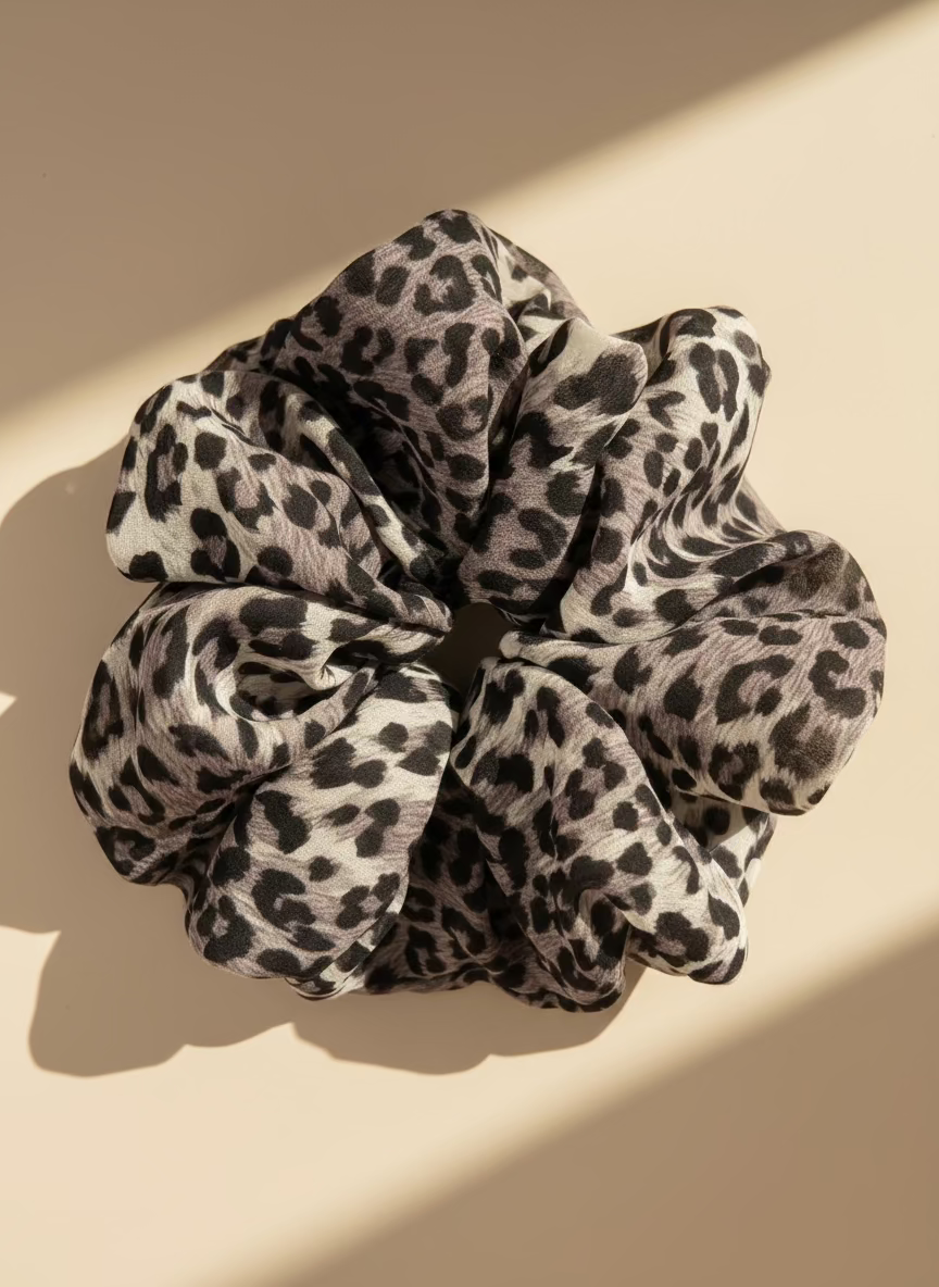 XL Leopard Scrunchie