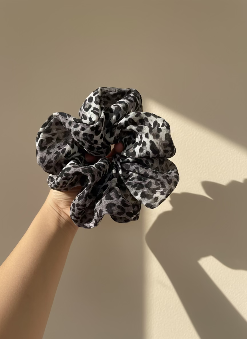 XL Leopard Scrunchie