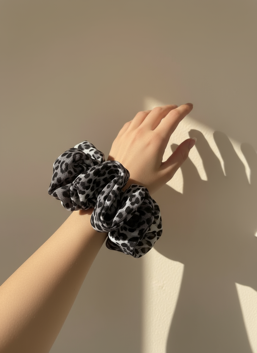 XL Leopard Scrunchie