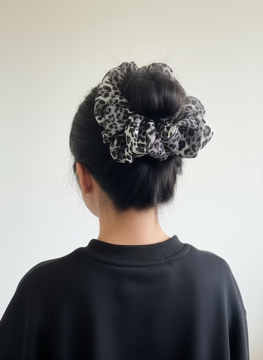 XL Leopard Scrunchie
