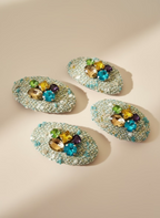 Sophia Tweed Bedazzled Clip