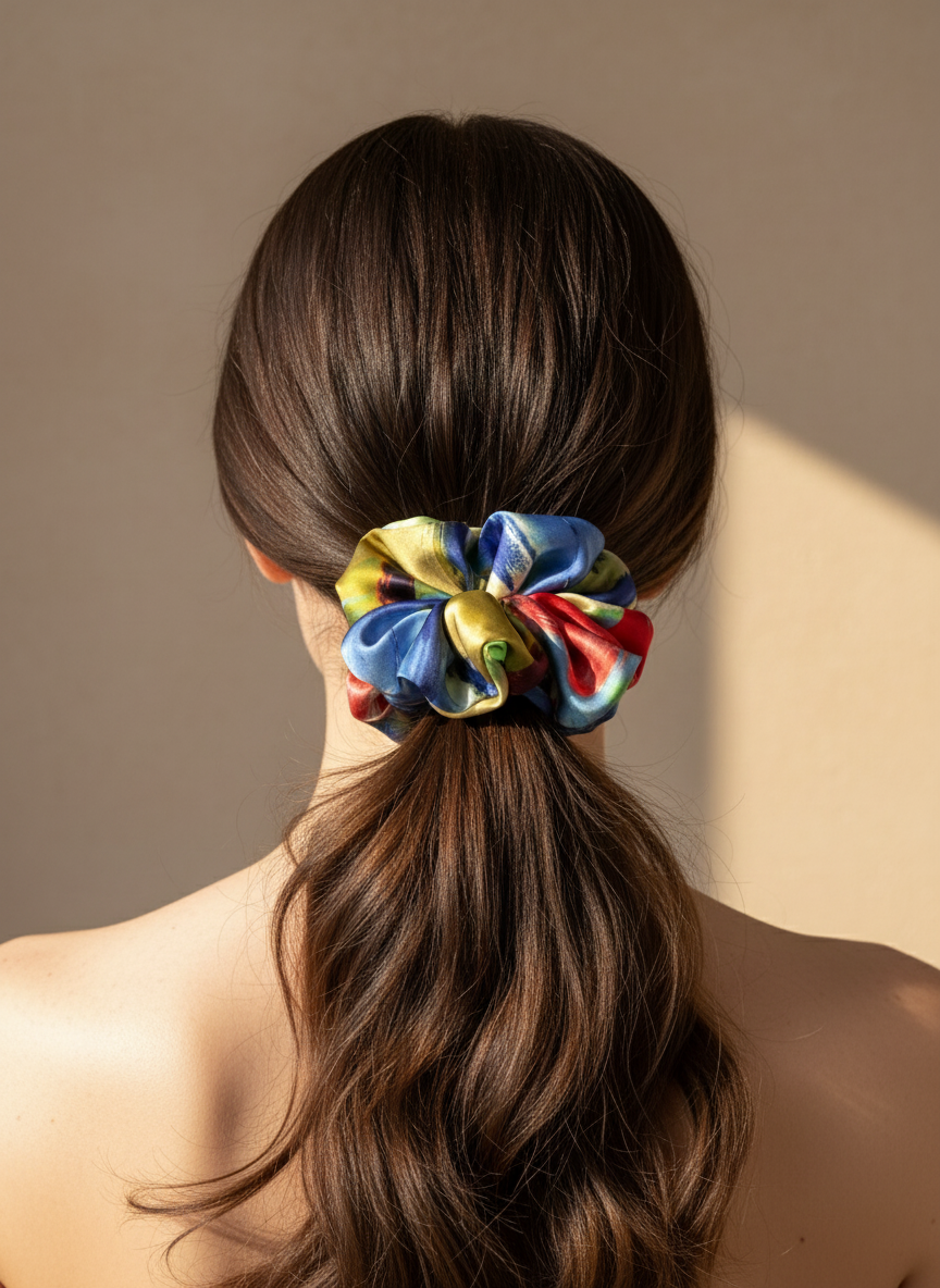 XL Rainbow Scrunchie