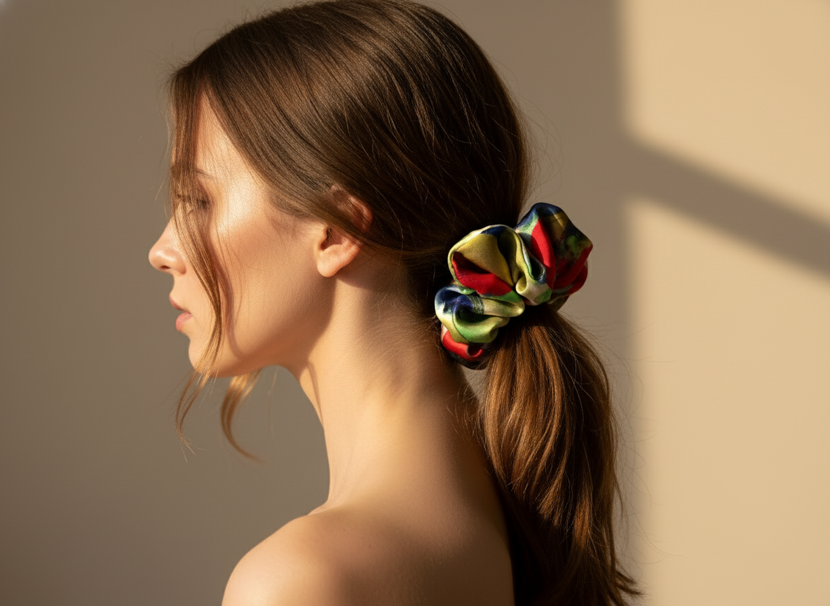 XL Rainbow Scrunchie