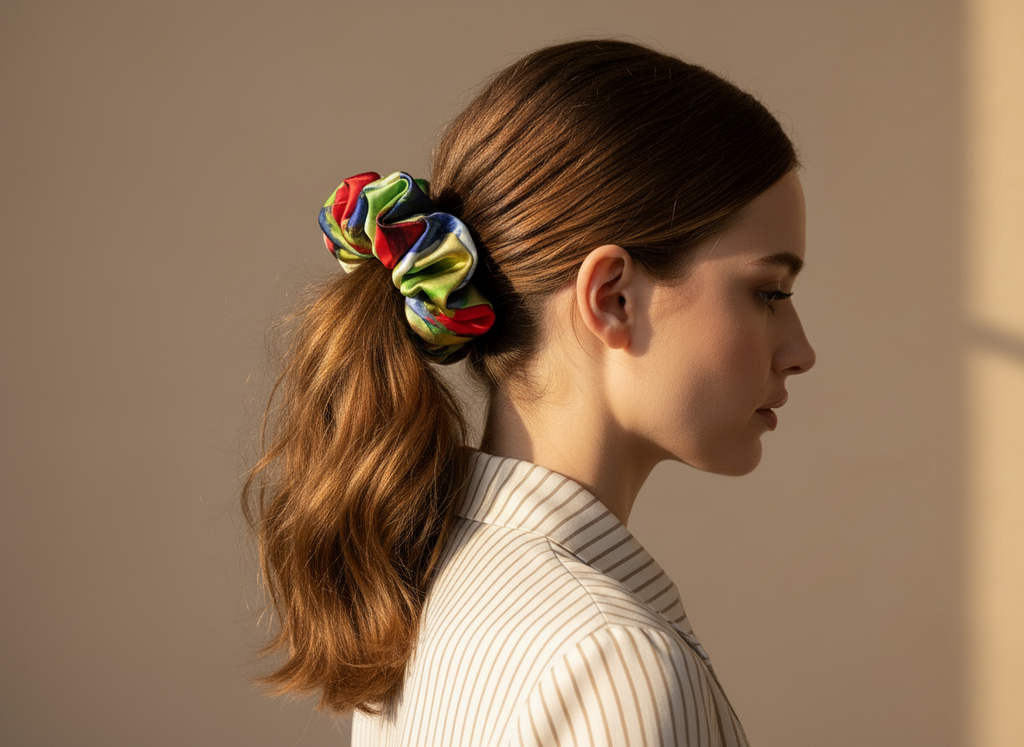 XL Rainbow Scrunchie