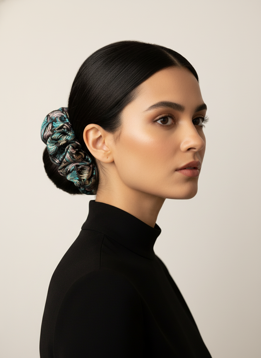 XL Chrysanthemum Scrunchie