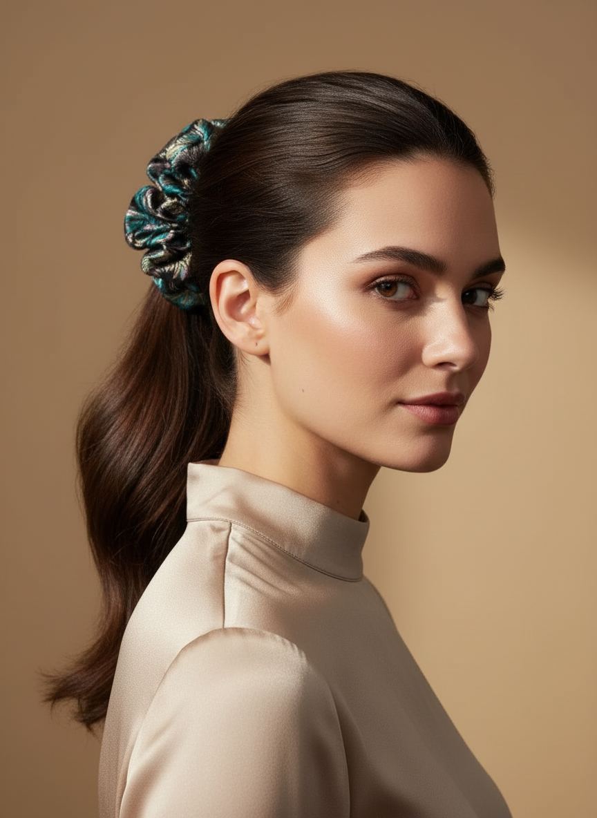 XL Chrysanthemum Scrunchie