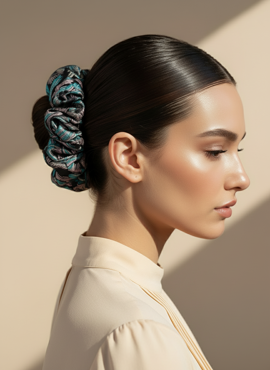 XL Chrysanthemum Scrunchie