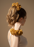 XL Amber Blossom Scrunchie