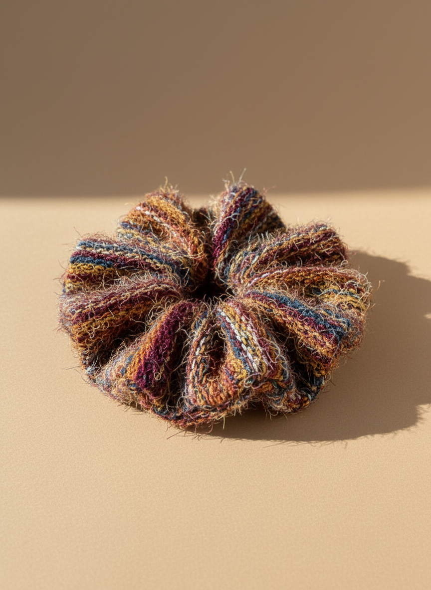 XL Candy Wool Cloud Scrunchie