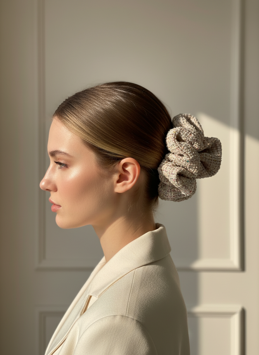 XL Éclat Doré Scrunchie