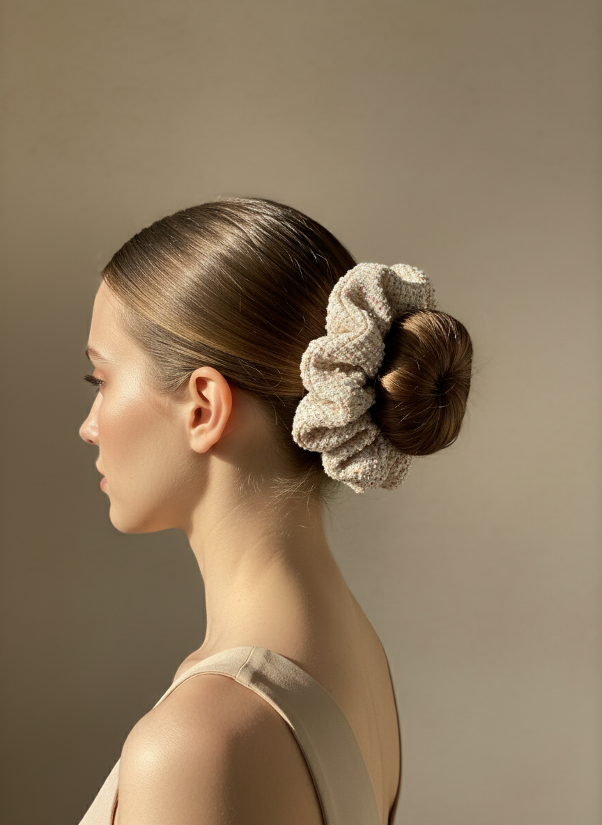 XL Éclat Doré Scrunchie