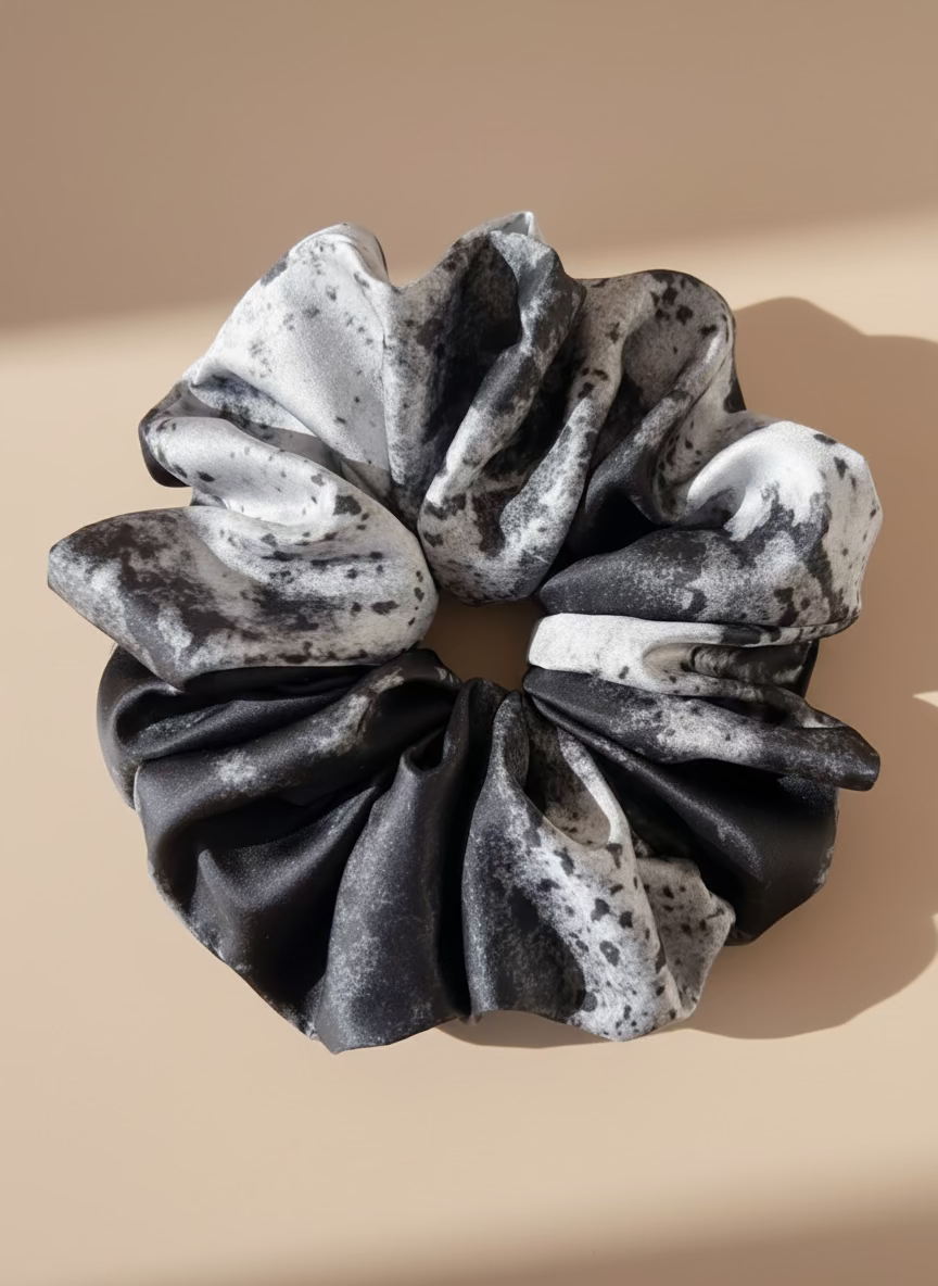 XL Mono Mist Scrunchie