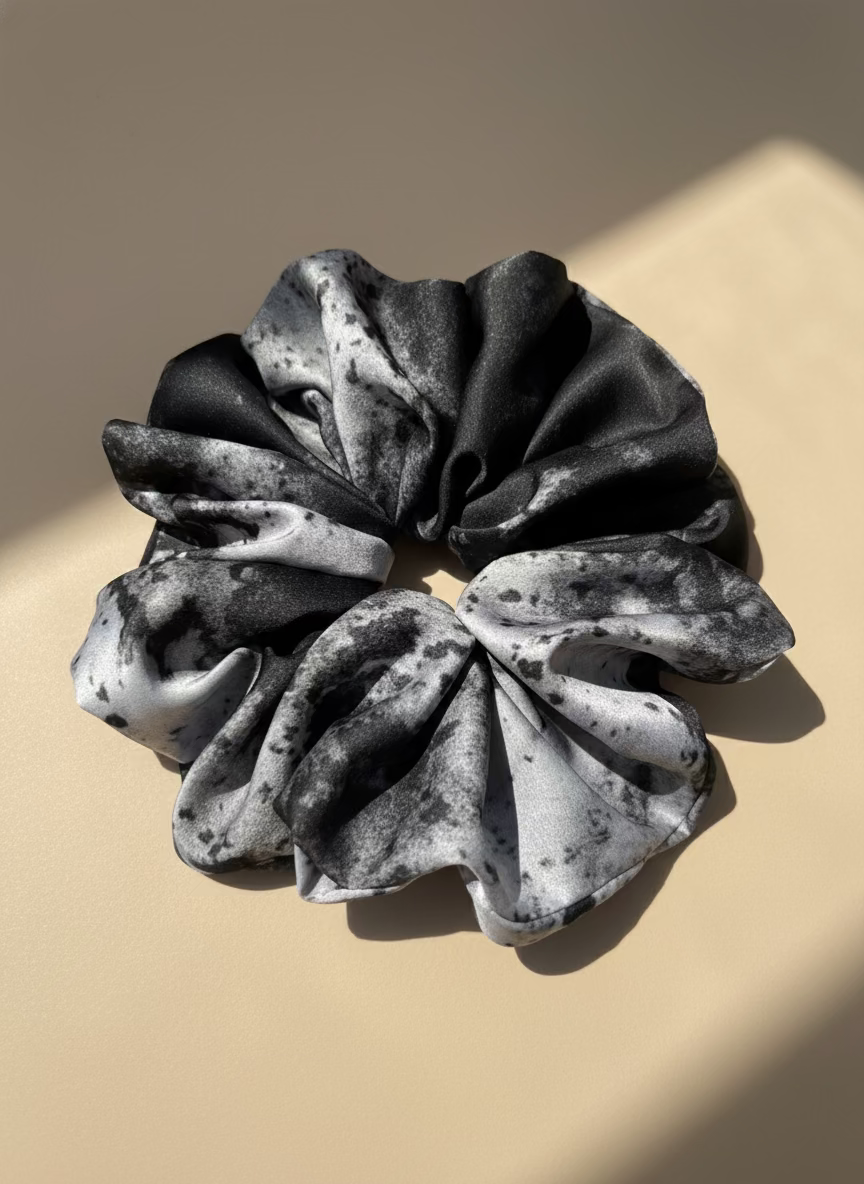 XL Mono Mist Scrunchie
