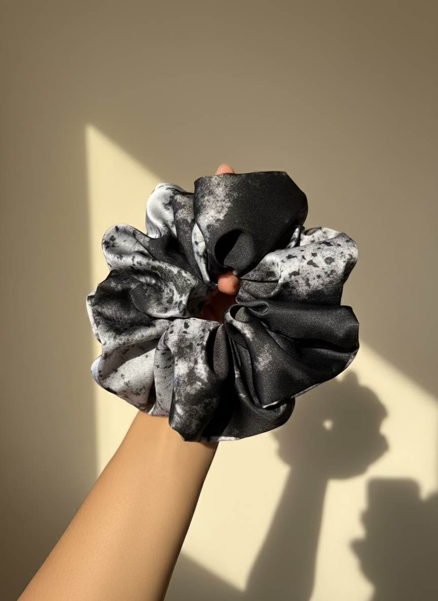 XL Mono Mist Scrunchie