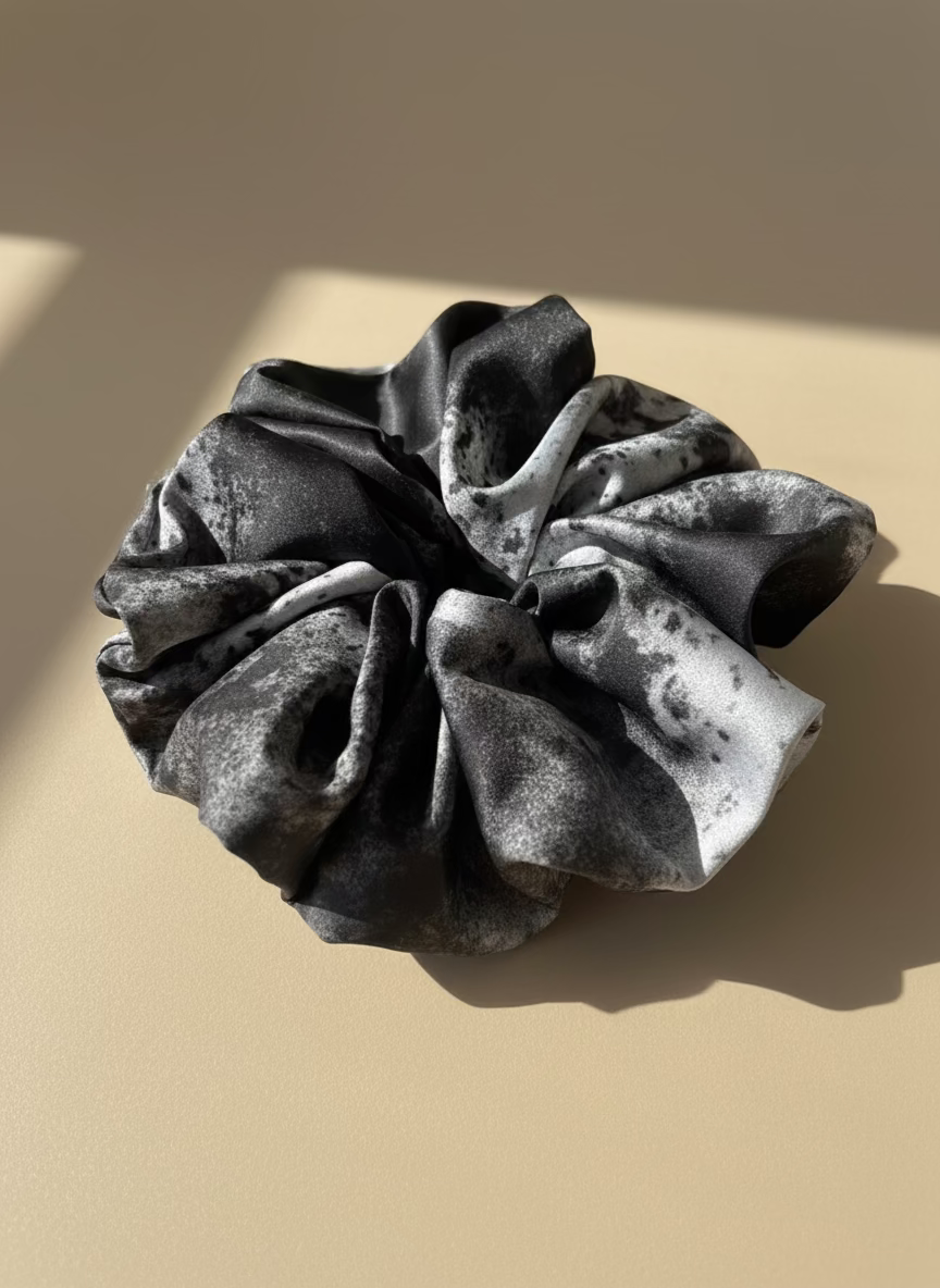 XL Mono Mist Scrunchie