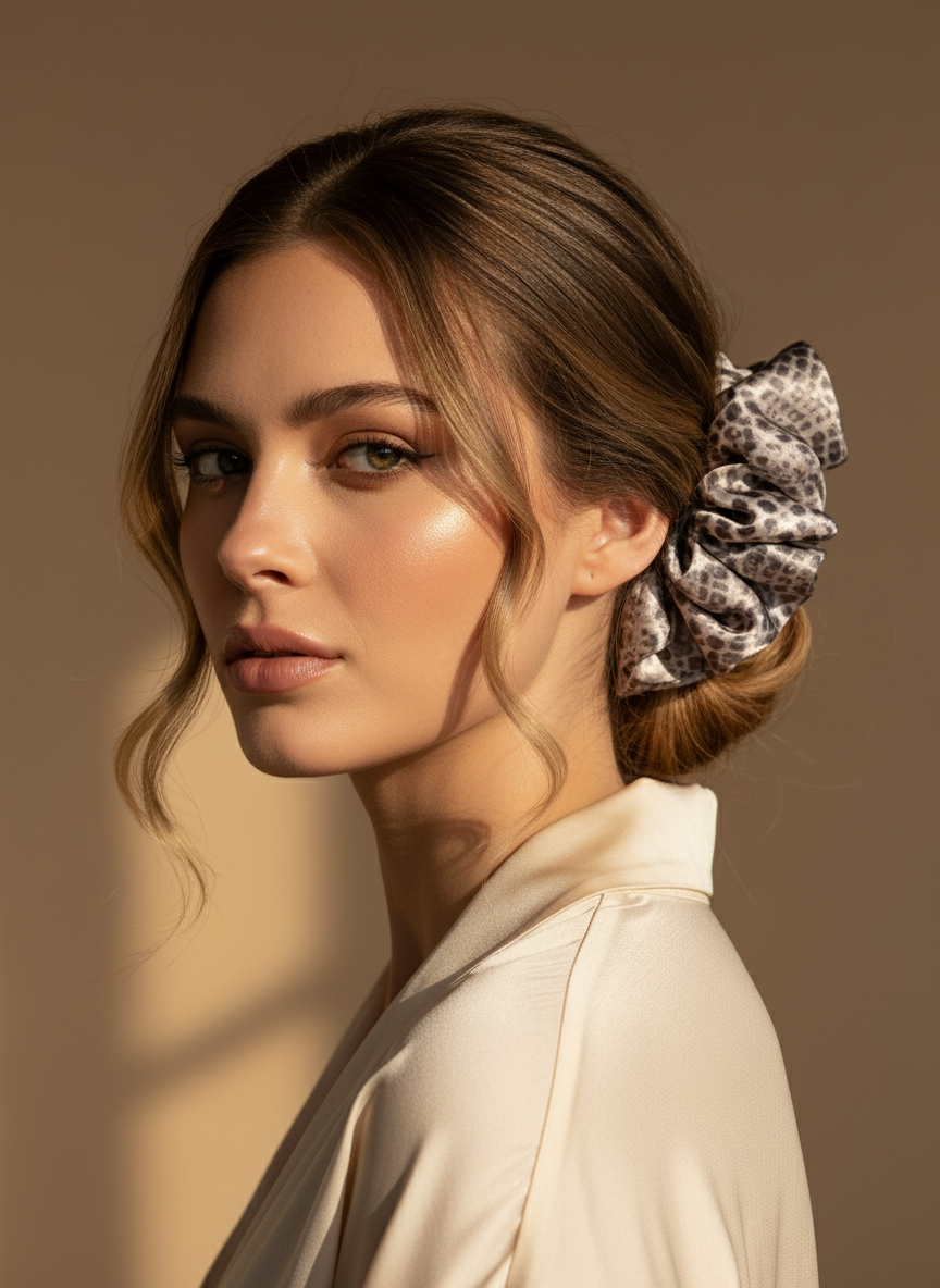 XL Serpent Veil Scrunchie