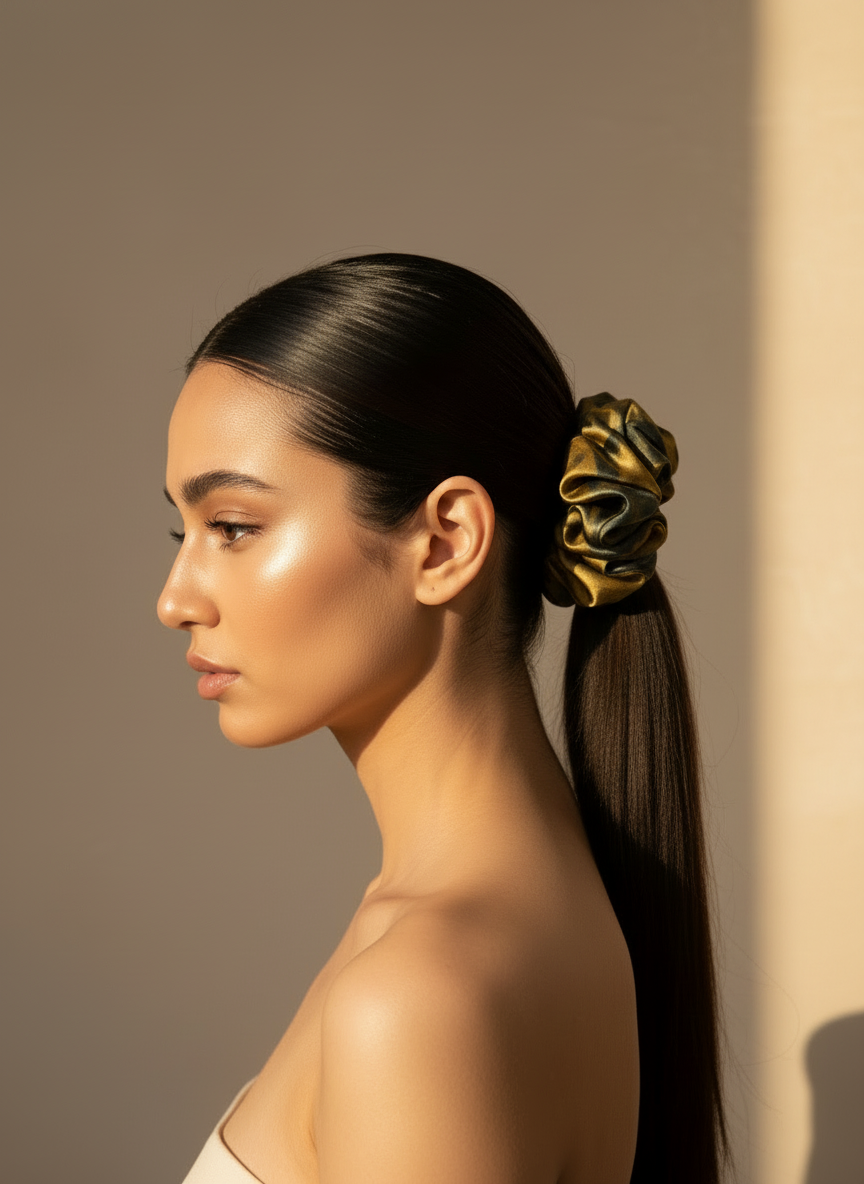 XL Gilded Mist Scrunchie