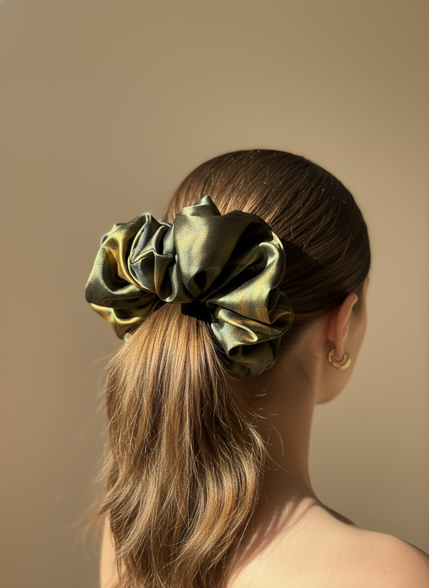 XL Gilded Mist Scrunchie