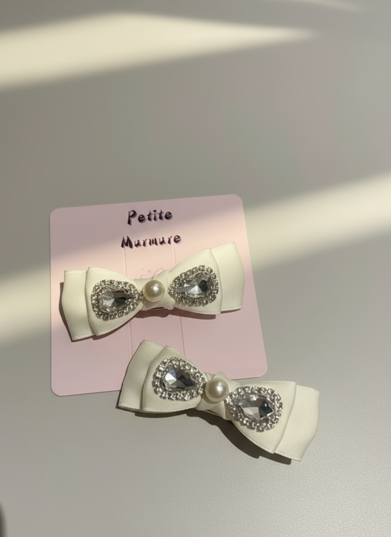 Sierra Bejewelled Double Bow