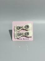 Sierra Bejewelled Double Bow