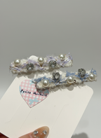 Margaret Tweed Pearl Flat Clip