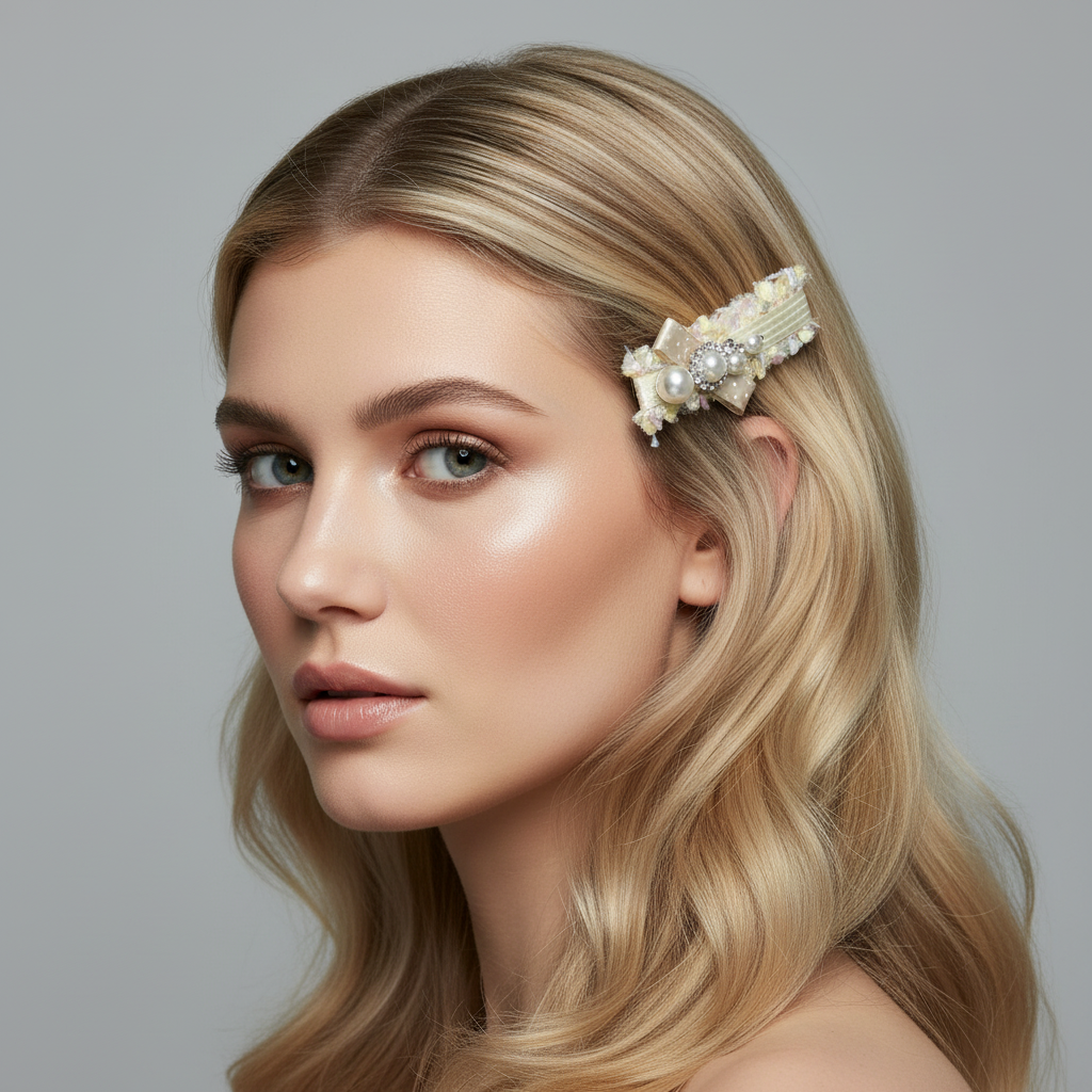 Gabrielle Tweed Flat Bow
