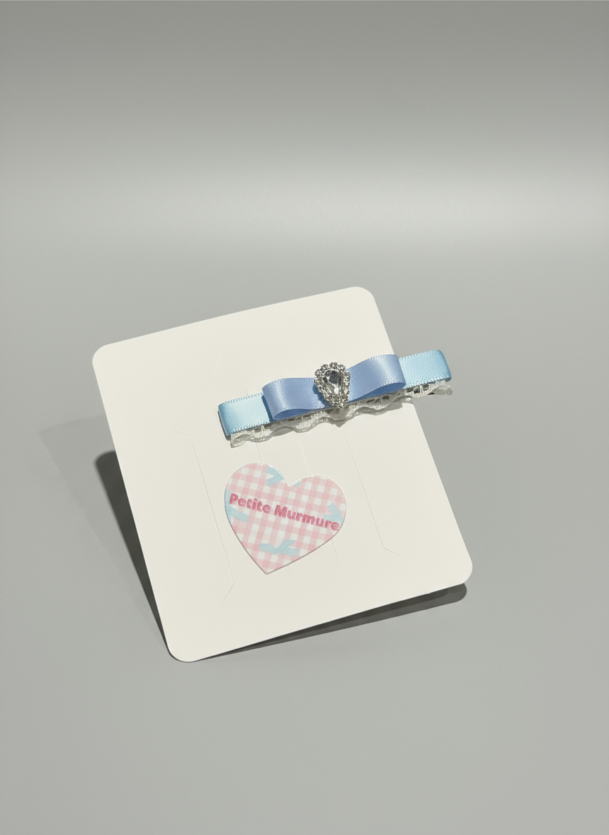 Lyra Tear Diamonds Flat Bow