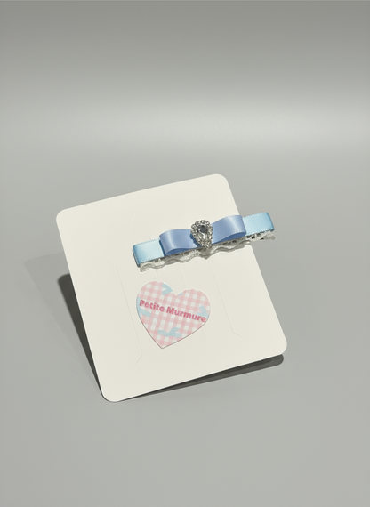 Lyra Tear Diamonds Flat Bow