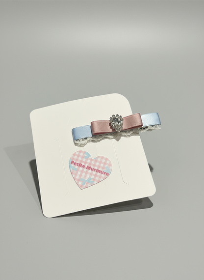 Lyra Tear Diamonds Flat Bow