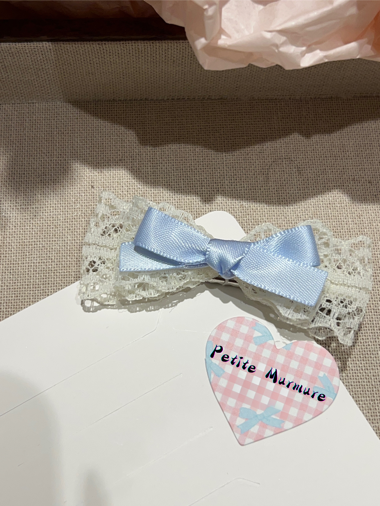 Haven Colorblock Lace Bow