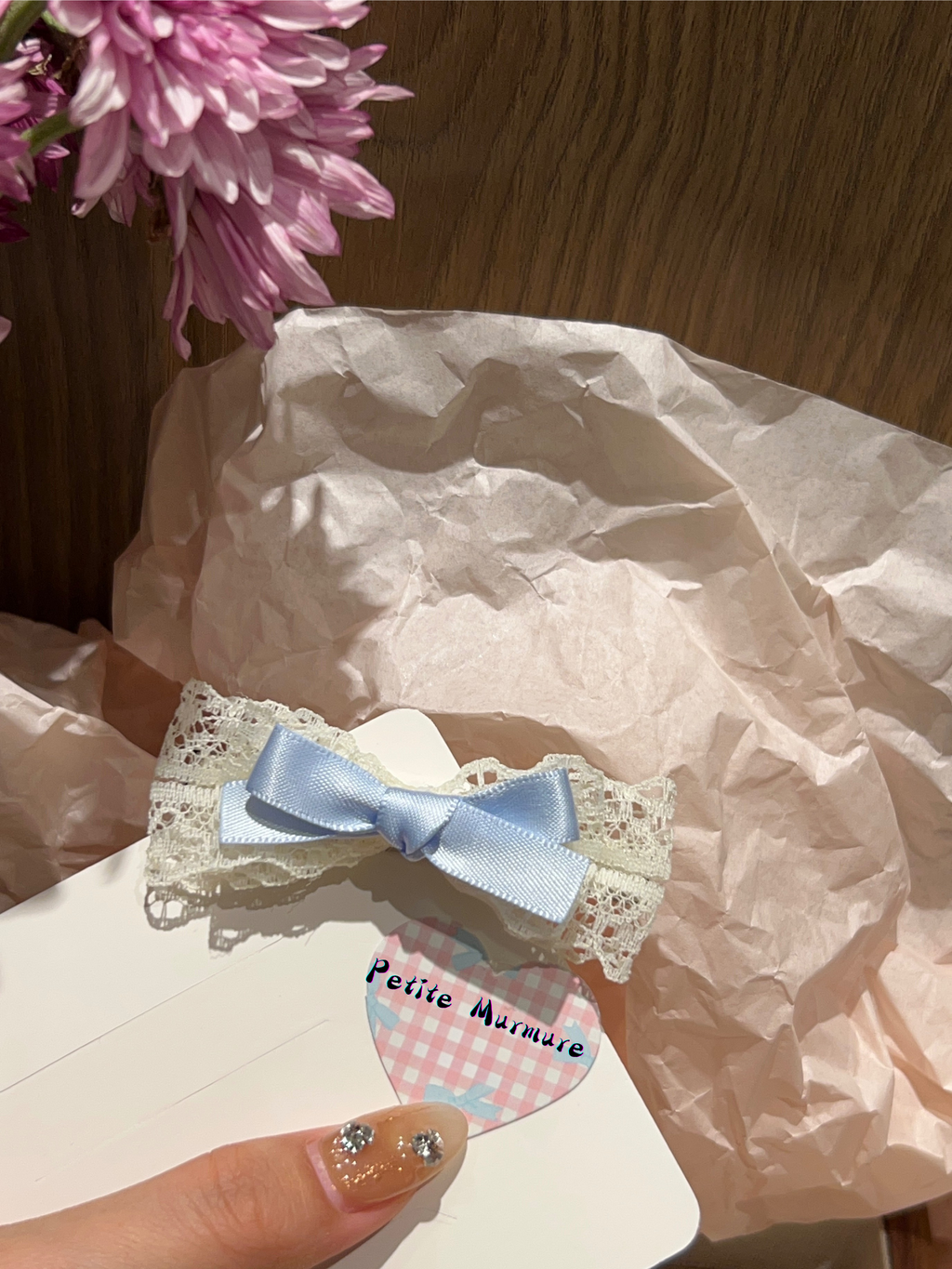 Haven Colorblock Lace Bow