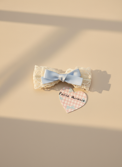 Nœud en dentelle colorblock Haven