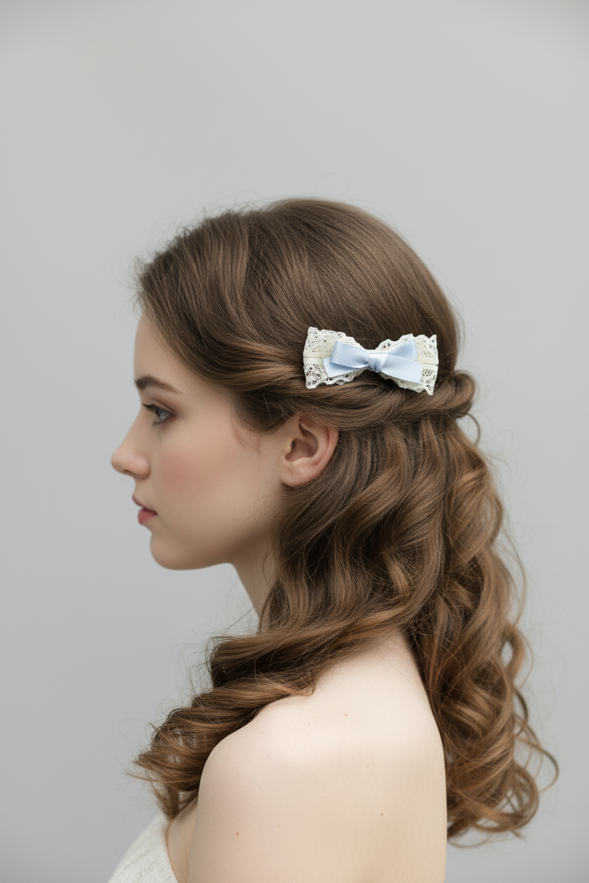 Nœud en dentelle colorblock Haven
